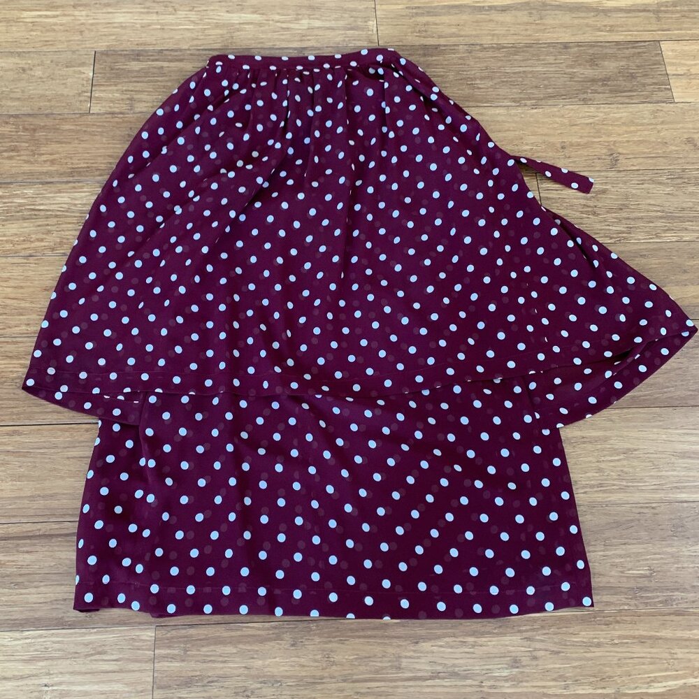 Comme des Garcons early 90's Tokyo Whimsical 2-layered Apron Skirt